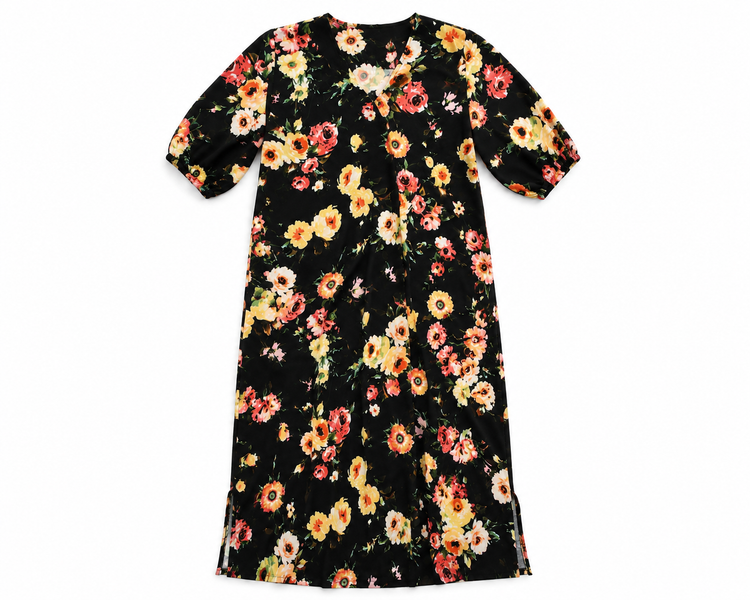 SUMMER LOVIN' DRESS BLACK FLORAL