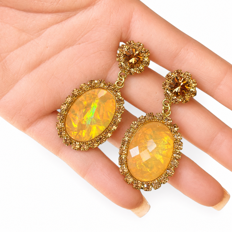 SUMMER DRAGONFLY OPAL EARRINGS