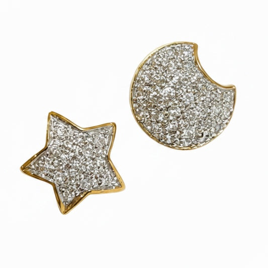 MOON AND STARS EARRINGS