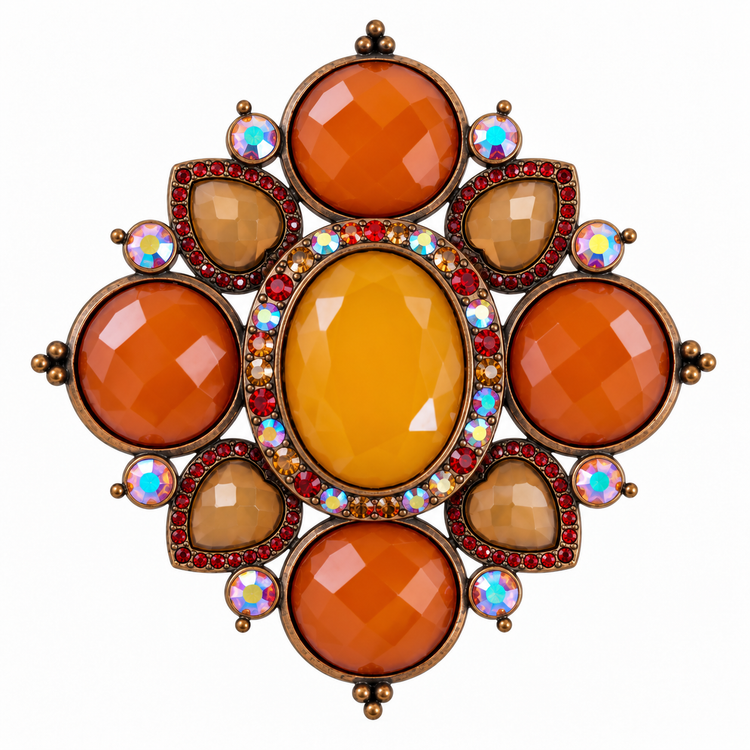 CINNAMON CIDER BROOCH
