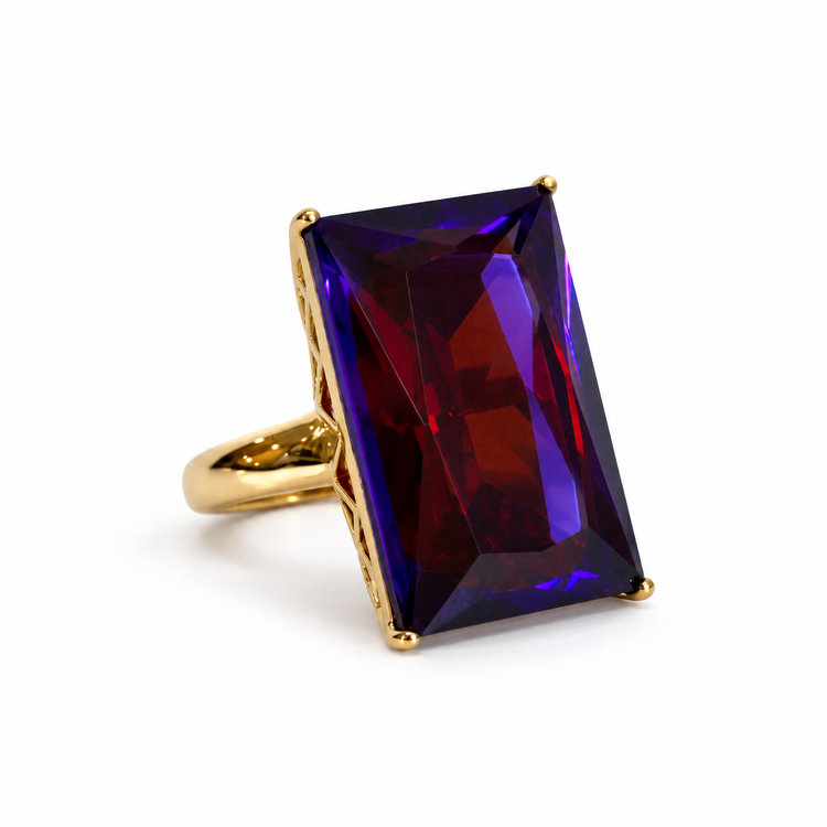 LIGHT FROM WITHIN RING - VIOLET CHERRY