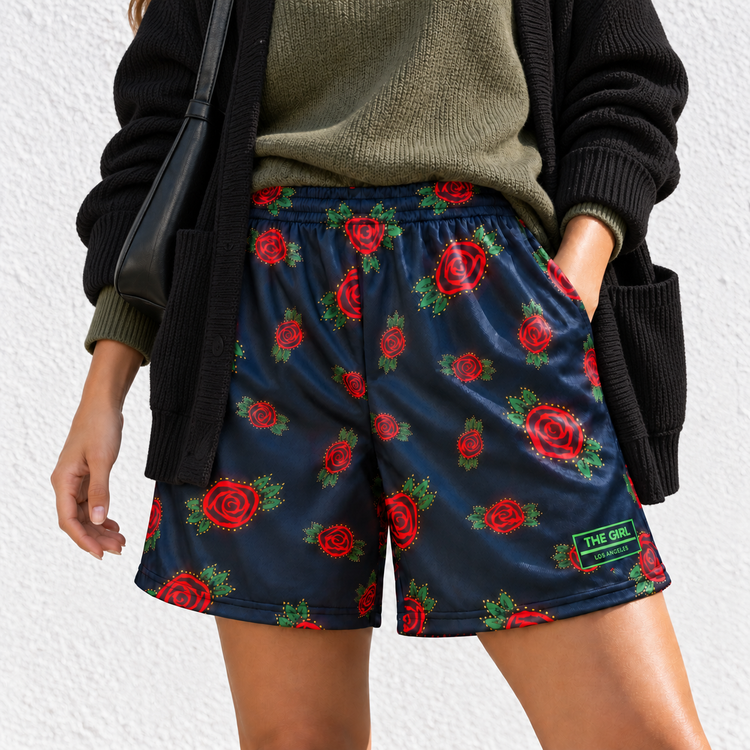 THE CHARCOAL ROSE BOYFRIEND SHORTS