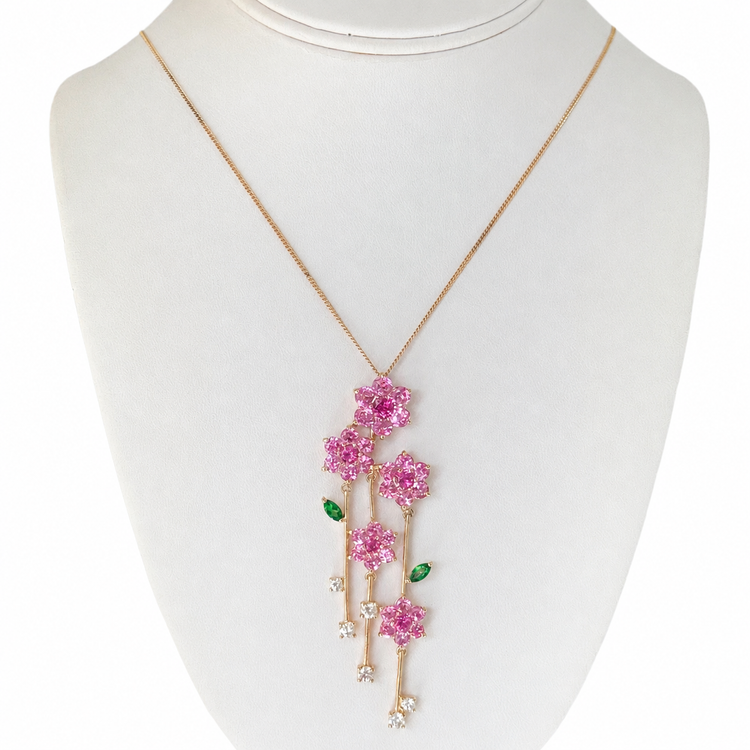 WILD ORCHID NECKLACE