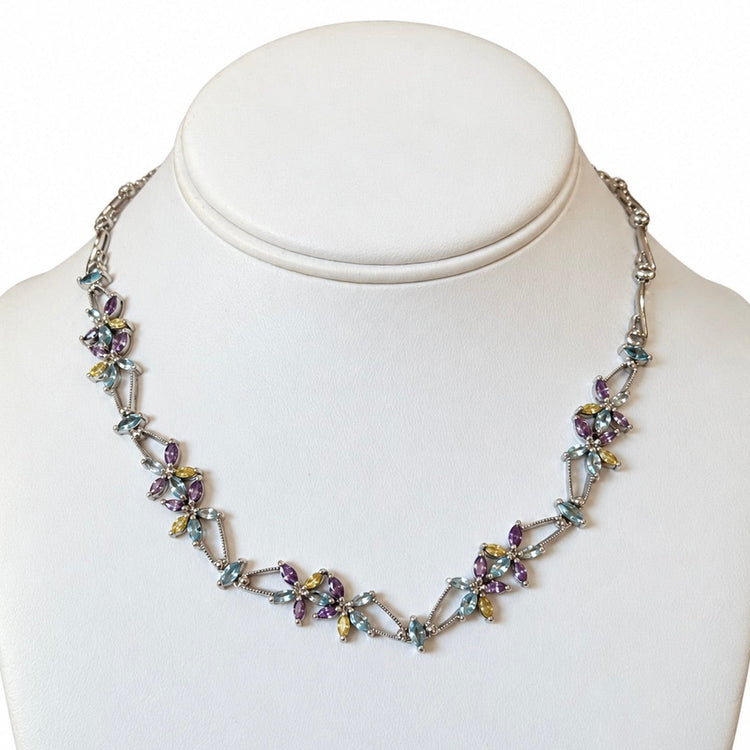 PETIT PASTEL PETALS NECKLACE