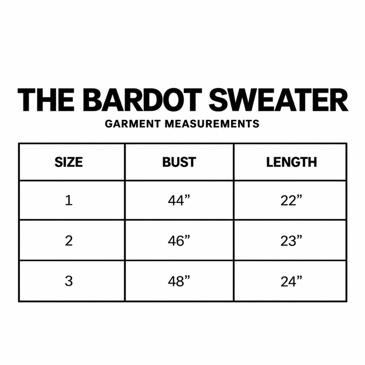 THE BARDOT SWEATER