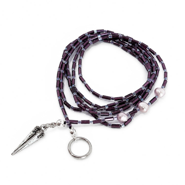 THE DEEP PURPLE OUROBOROS NECKLACE