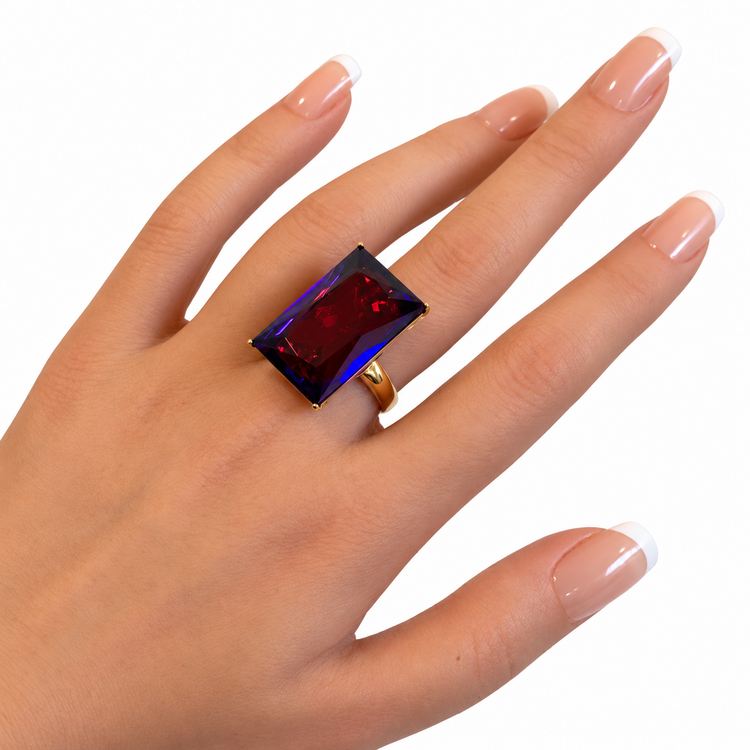 LIGHT FROM WITHIN RING - VIOLET CHERRY