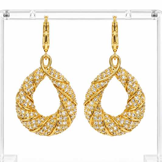 ICE DROP EARRINGS - GOLD