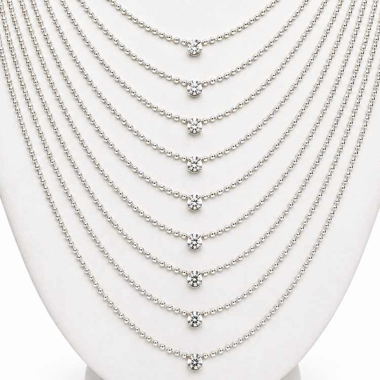 PERFECT TEN NECKLACE SILVER
