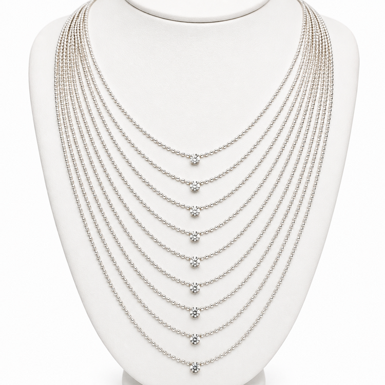 PERFECT TEN NECKLACE SILVER