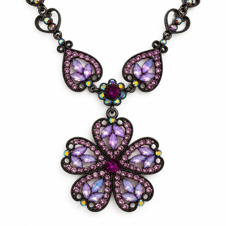 THE MIDNIGHT AMETHYST NECKLACE