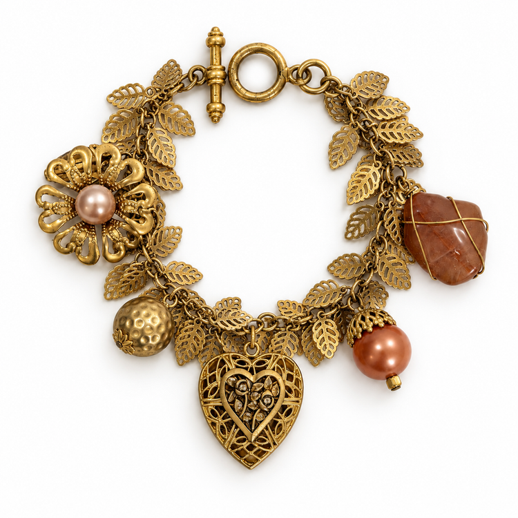 GILDED GARDEN CHARM BRACELET