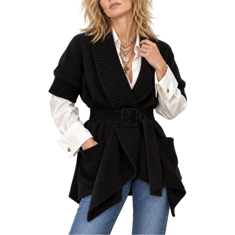 GIRL'S BEST FRIEND SWEATER BLACK