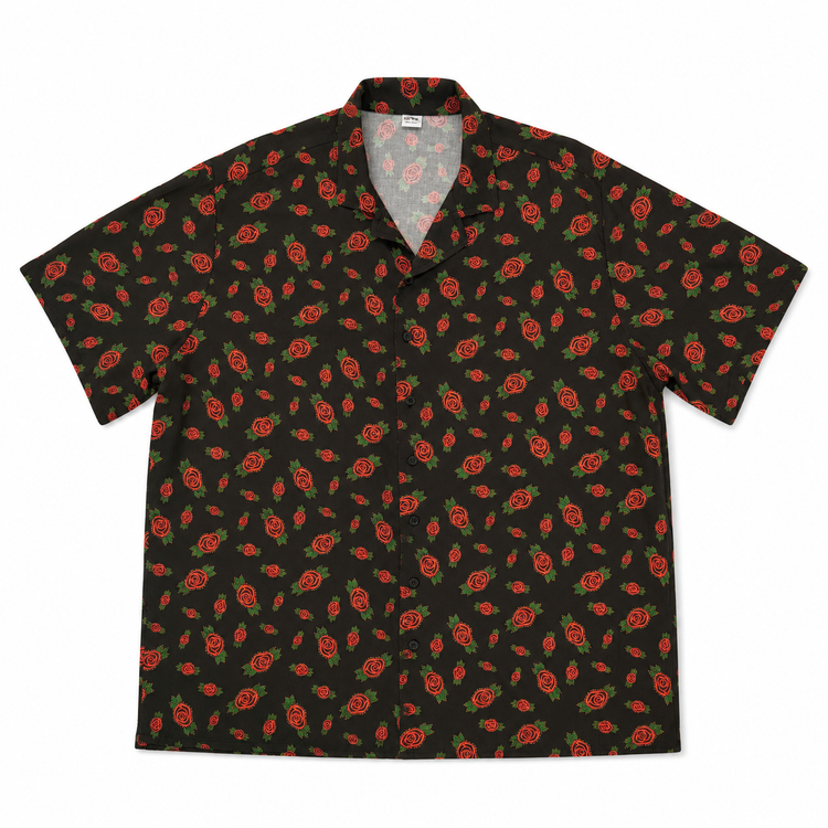 THE CHARCOAL ROSE BOYFRIEND SHIRT