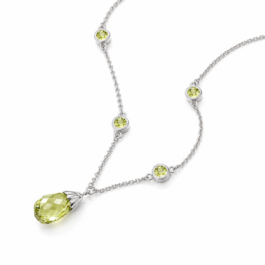 LE BRIOLETTE NECKLACE ABSINTHE OR ORCHID