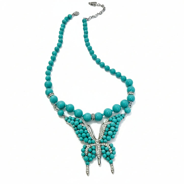 BUTTERFLIES & MOONBEAMS NECKLACE