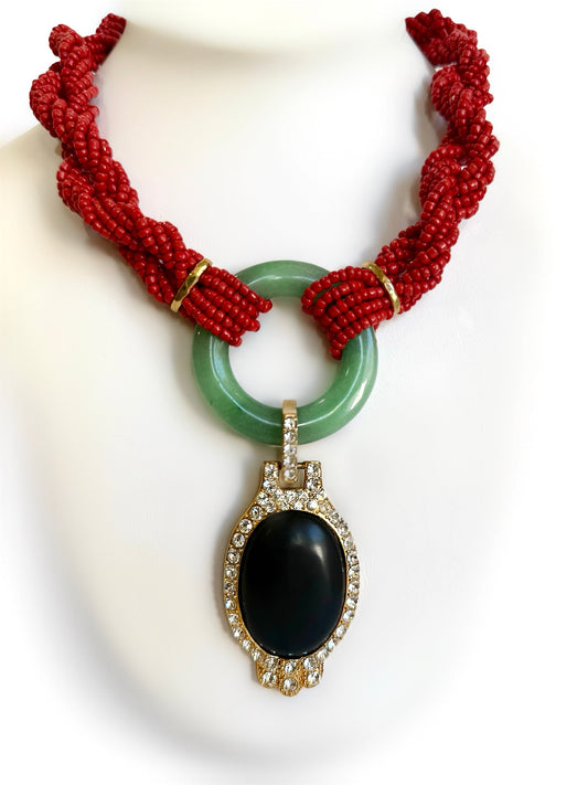 SHANGRI LA NECKLACE & EARRING