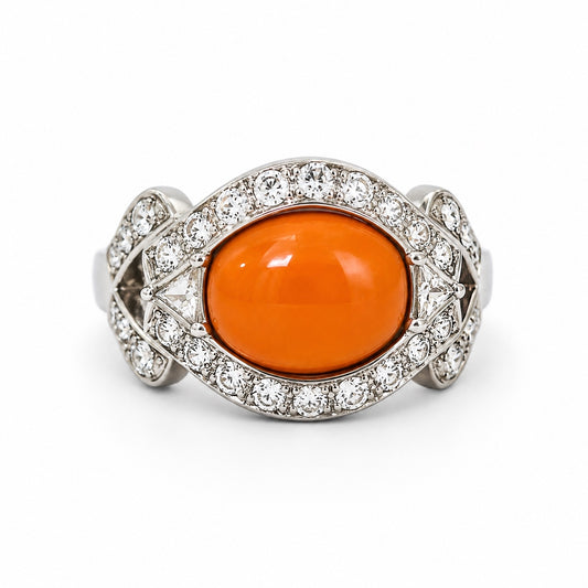 MÉDITERRANÉE CORAL RING