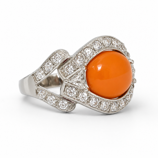 MÉDITERRANÉE CORAL RING