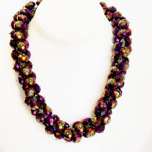 CRYSTAL AURORA COLLAR NECKLACE