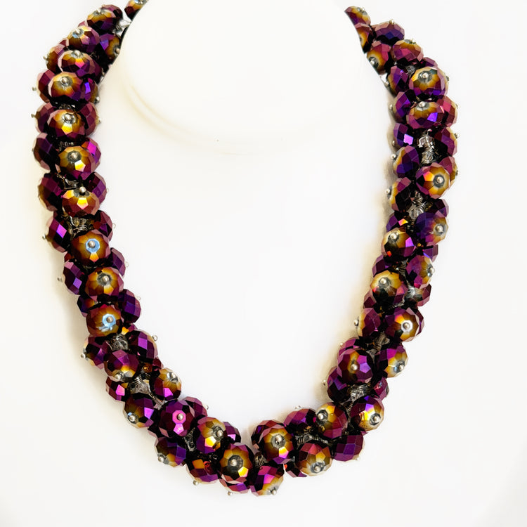 CRYSTAL AURORA COLLAR NECKLACE