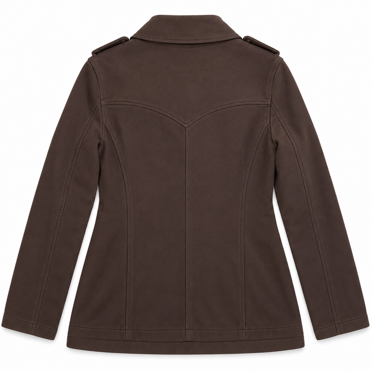THE TO PEA OR NOT TO PEA SWEATSHIRT PEACOAT - CHOCOLATE
