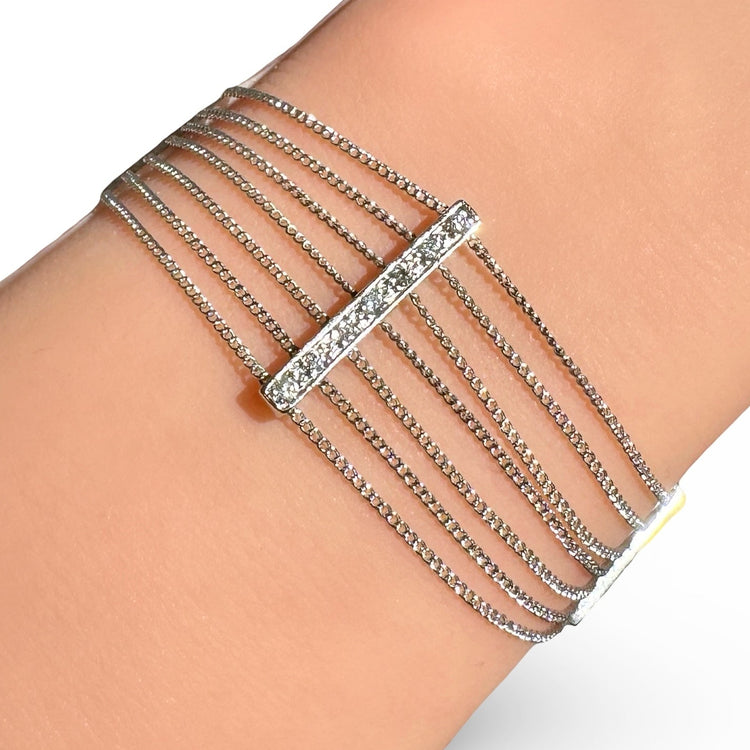 DAINTY CHAIN TOGGLE BRACELET