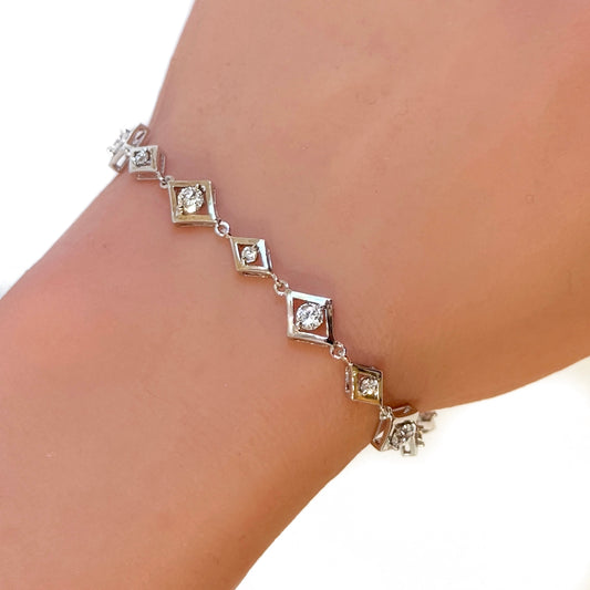 DIAMOND LIFE BRACELET SILVER