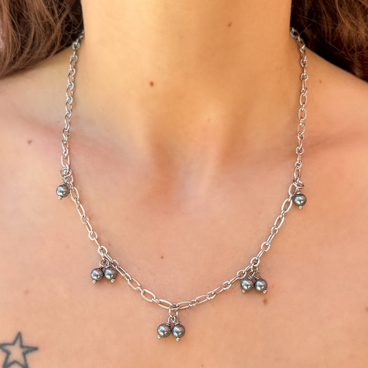 BLACK HOLE SUN NECKLACE