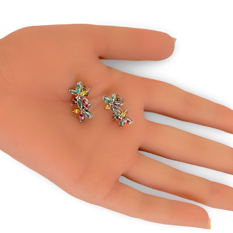 HEARD IT THROUGH THE GRAPEVINE NECKLACE & EARRING SET