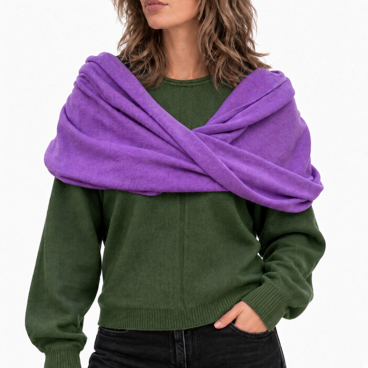 THE 3-WAY SCARF - ORCHID