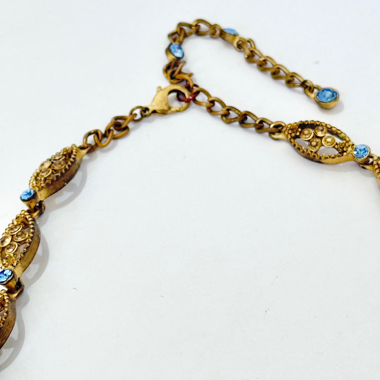 AURORA FLORA AZUL NECKLACE