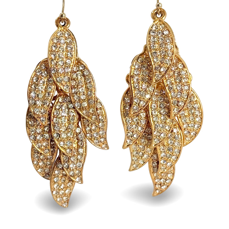 CRYSTAL CASCADE EARRINGS