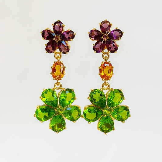 LE FLEUR DE SOLEIL EARRINGS