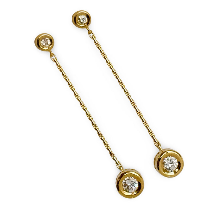 ABOVE THE LINE DROP EARRINGS
