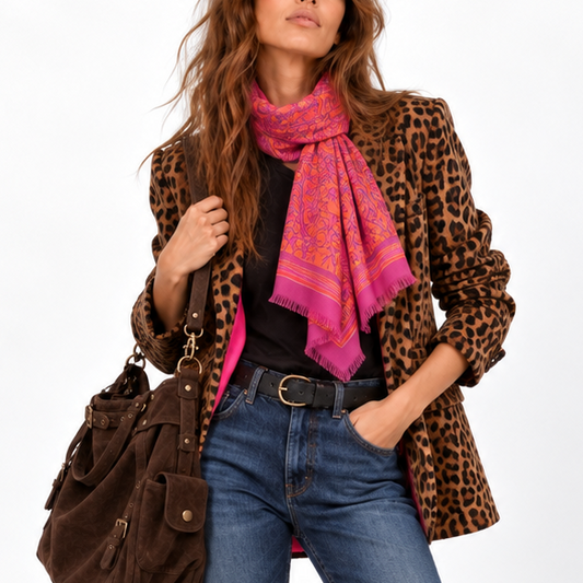 THE FOXY LADY LEOPARD BLAZER