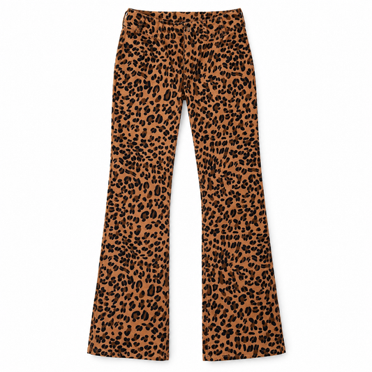THE FOXY LADY LEOPARD BOOTCUT FLARES