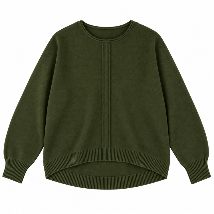 THE MALIBU SWEATER  -  OLIVE