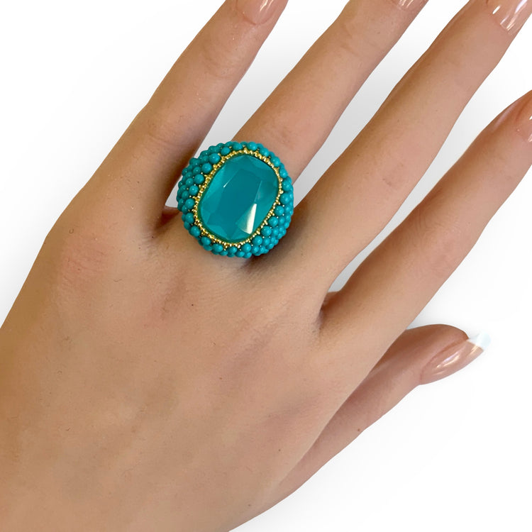 WORTH AVENUE RING GOLD OR SILVER