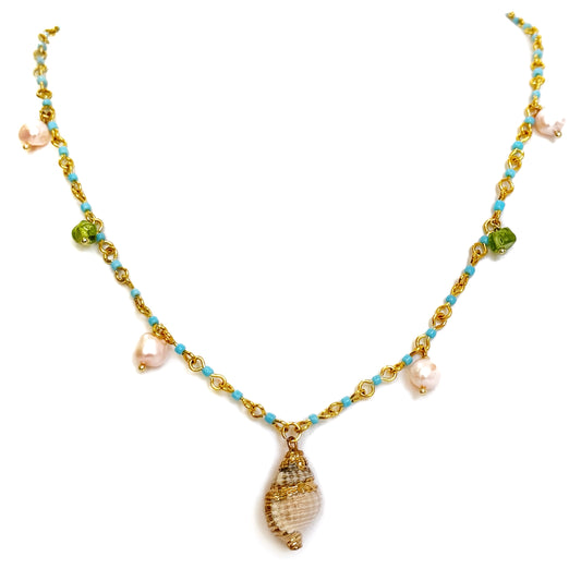 PETIT WHAT THE SHELL NECKLACE