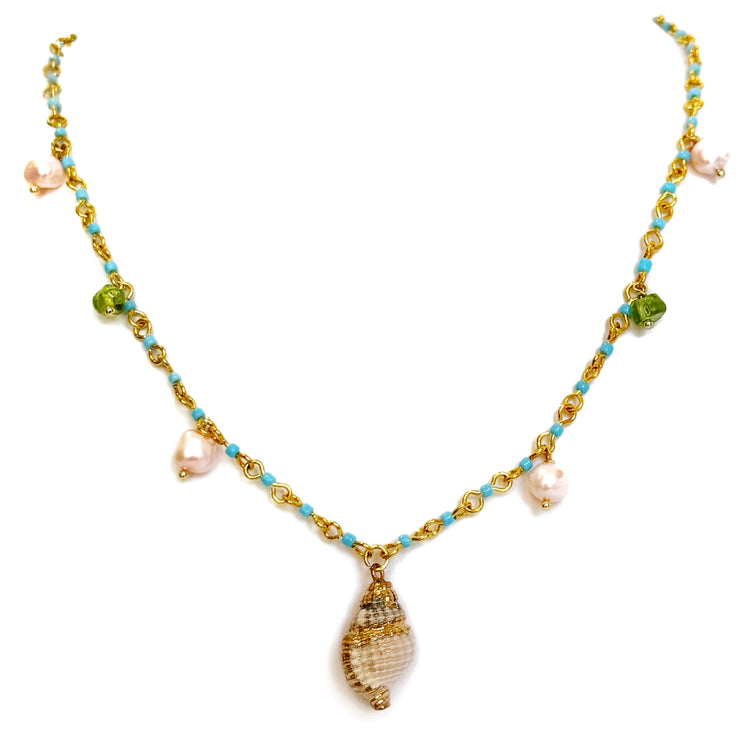 PETIT WHAT THE SHELL NECKLACE