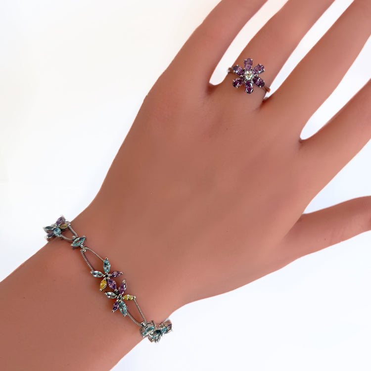 PURPLE DAISY RING
