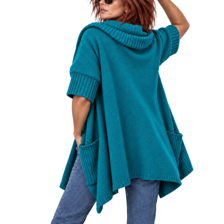 GIRL'S BEST FRIEND SWEATER TEAL