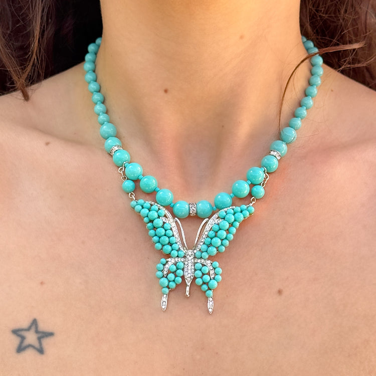 BUTTERFLIES & MOONBEAMS NECKLACE