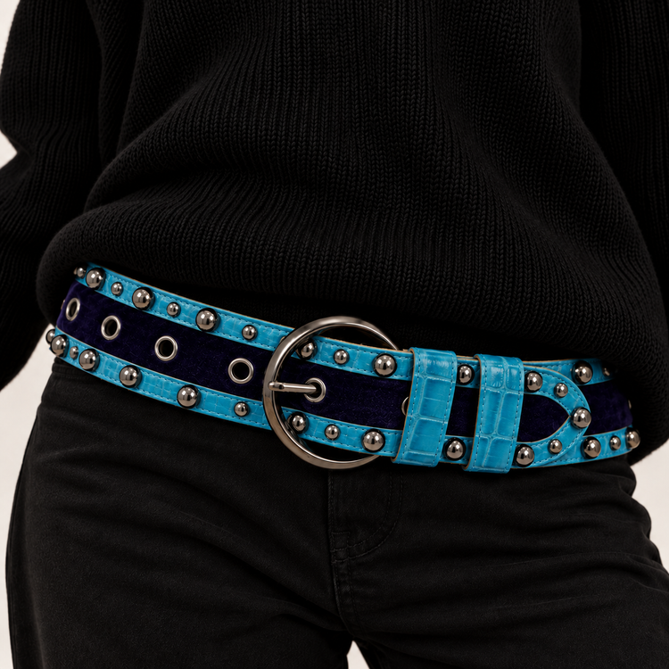 THE ROCKSTAR BELT - PEACOCK