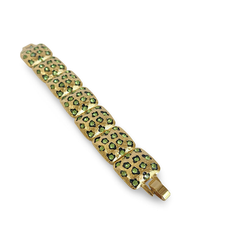 WILD THING ANIMAL CRYSTAL GOLD BRACELET