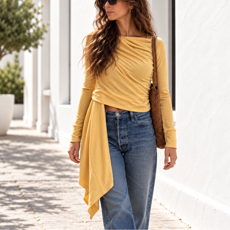 FEATHER CARDIGAN - BUTTER