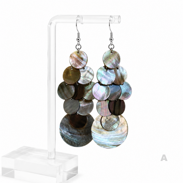 MOTHER OF ALL PEARLS GLOW EARRINGS