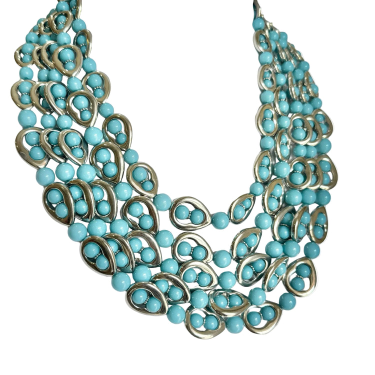 SANTORINI NECKLACE - BLUE