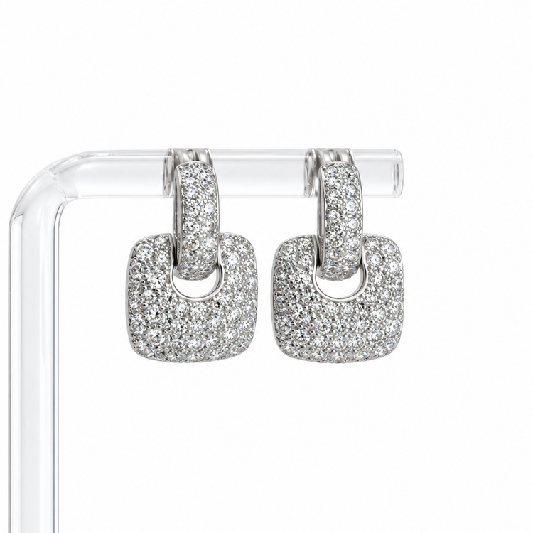 PETIT PAVÉ KNOCK KNOCK EARRINGS